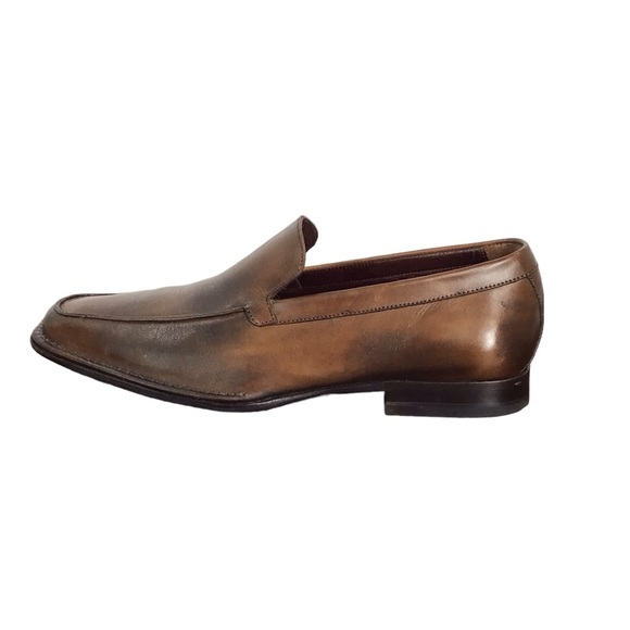 Johnston & Murphy Brown Sheepskin Leather Loafers Made In Brazil main image 5